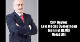 Mehmet DEMİR vefat etti!