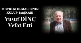 Elmalıspsor Kulüp Başkanı Yusuf Dinç Vefat Etti