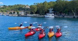 BEYKOZ SAHİLİ SU SPORLARIYLA RENKLENDİ