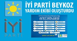 İYİ PARTİ BEYKOZ YARDIM EKİBİ OLUŞTURDU