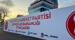 MHP Beykoz’un iftar çadırına yoğun ilgi