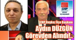 CHP Beykoz İlçe Başkanlığına Kayyum atandı