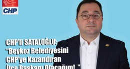 Cemal SATALOĞLU: “Beykoz Belediyesini Kazandıran İlçe Başkanı Olacağım!..” (VİDEOLU HABER)