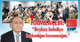 M. Akif Hamzaçebi: “Beykoz belediye başkanlığını kazanacağım.”