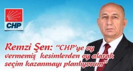 Remzi Şen: “CHP’ye oy vermemiş kesimlerden oy alarak seçim kazanmayı planlıyorum” (VİDEOLU)