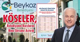 Köseler, Belediyenin borçlarını bina girişine astırdı