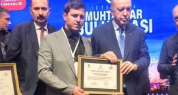 TURAMAN sertifikasını, Cumhurbaşkanı ERDOĞAN’ın elinden aldı