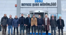 BEYKOZ MUHTARLARINDAN İSKİ ŞUBE MÜDÜRÜNE ZİYARET