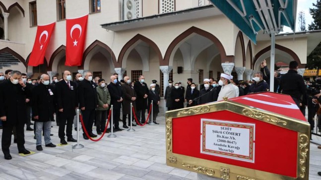 Deniz Kurmay Yarbay Şükrü Cömert Sonsuzluğa Uğurlandı