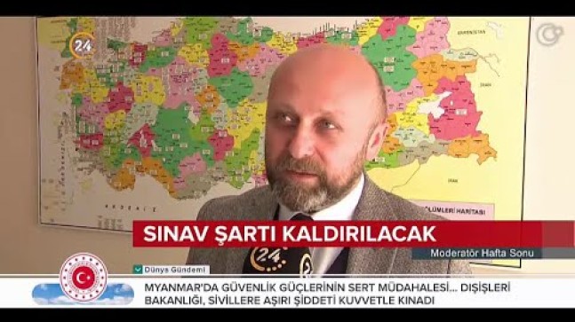 Lisanslı Harita Kadastro Müh. Bşk. Eyüp Özkan: “Harita Kadastro Mühendislerine tasarlanan yeni yasaya göre sınavsız bir şekilde lisans verilecek. Bu yasa tekrar tartışılmalı ve yeniden görüşülmelidir.”