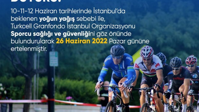 Beykoz’da Yapılacak Turkcell Granfondo Ertelendi