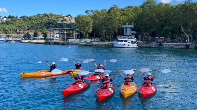 BEYKOZ SAHİLİ SU SPORLARIYLA RENKLENDİ