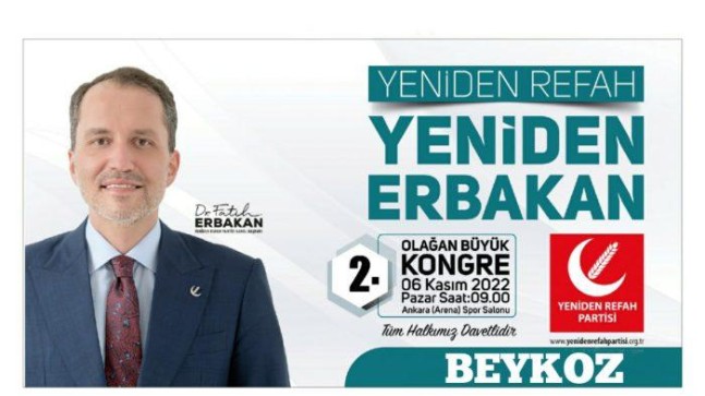 Yeniden Refah’tan Kongre Daveti