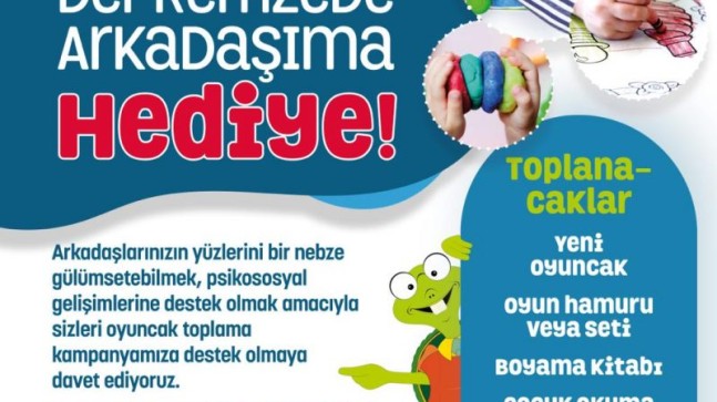 BEYKOZ’DAN DEPREMZEDE ÇOCUKLARA RENGÂRENK OYUNCAKLAR