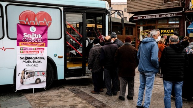 MUTLU BEYKOZ İÇİN “GEZİCİ SAĞLIK OTOBÜSÜ” YENİDEN HİZMETTE