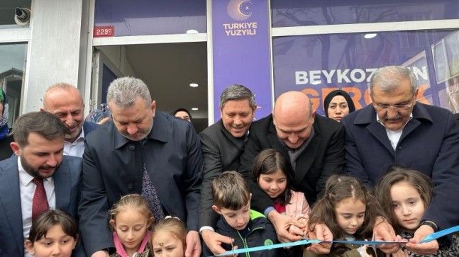 AK Parti Çiftlik Mahallesi Seçim İrtibat Bürosu Açılışında Soylu Beykoz’da