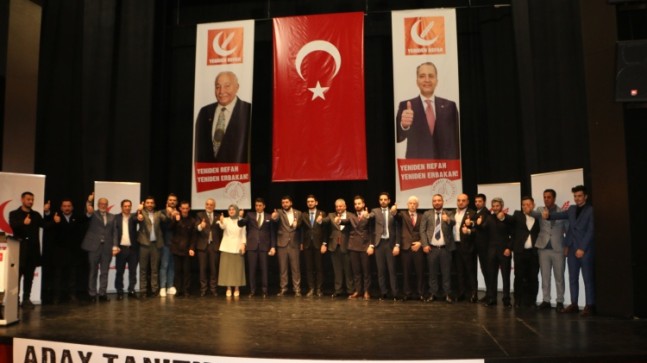 Yeniden Refah Partisi Aday Tanıtım Toplantısı Yaptı