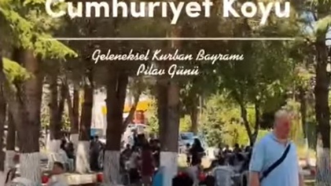 Cumhuriyetköy Mahallesi’nde Bayramlaşma