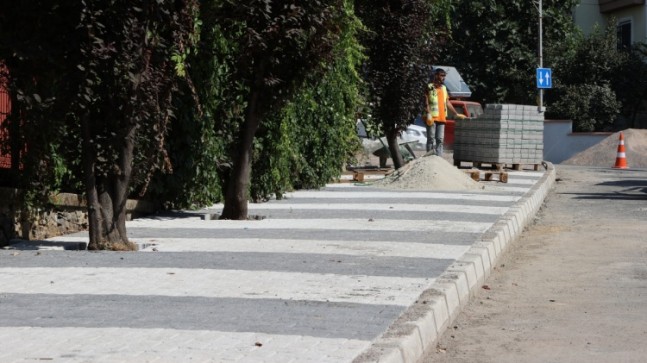 Otağtepe Caddesi’nde Belediye Çalışmaları   