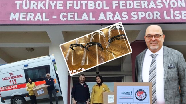 Spor Lisesi ile Başlantı İşbirliği ile Sağlıkçılara Maske