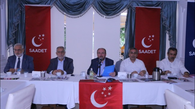 Saadet Partisi ile Yerel Basın Buluştu