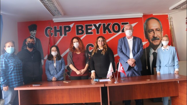 CHP Beykoz Kadın Kolları “Kadına Şiddete Hayır” Dedi