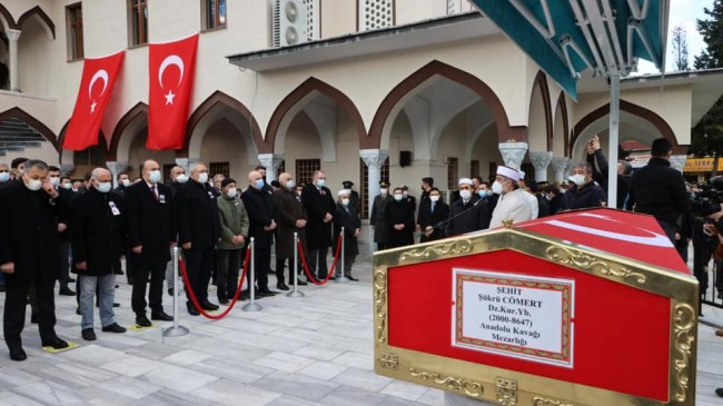 Deniz Kurmay Yarbay Şükrü Cömert Sonsuzluğa Uğurlandı