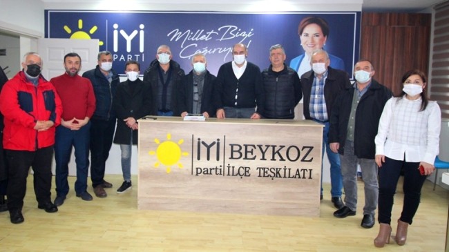 BEYKOZ KULÜPLER BİRLİĞİNDEN İYİ PARTİ BEYKOZ İLÇESİNE ZİYARET VAR