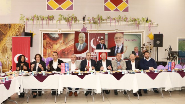 Saadet Partisi’nden geniş katılımlı iftar