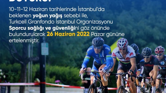 Beykoz’da Yapılacak Turkcell Granfondo Ertelendi