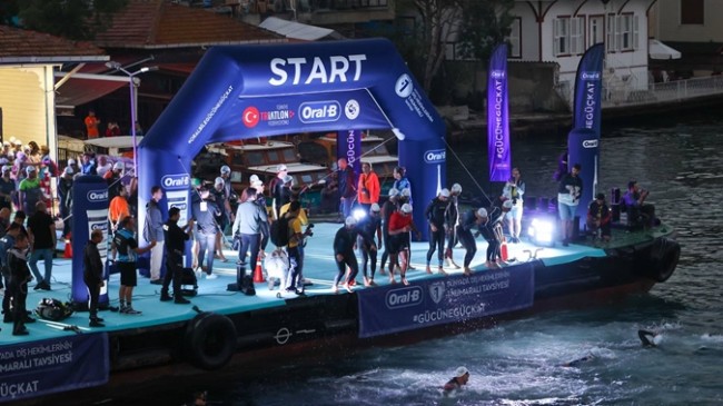 Boğaz’da Triatlon Rekabeti Yaşandı 