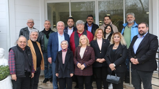 CHP’LİLER BEYKOZ BASININI AĞIRLADI