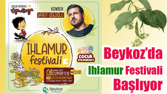 Beykoz’da Ihlamur Festivali Başlıyor