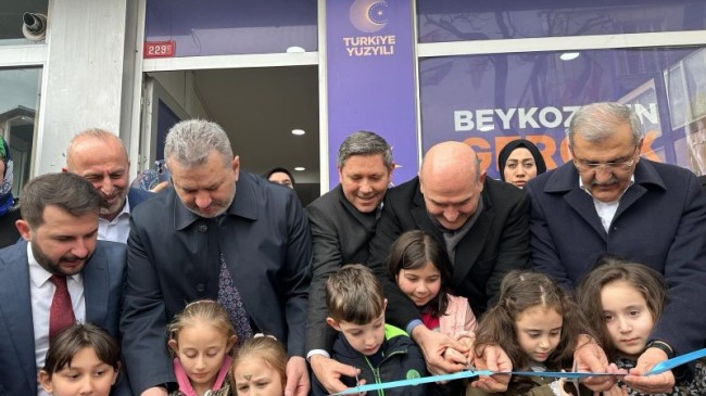 AK Parti Çiftlik Mahallesi Seçim İrtibat Bürosu Açılışında Soylu Beykoz’da