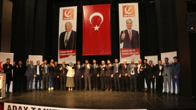 Yeniden Refah Partisi Aday Tanıtım Toplantısı Yaptı