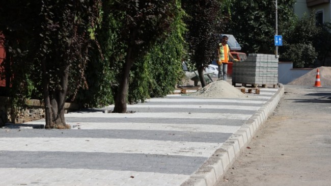 Otağtepe Caddesi’nde Belediye Çalışmaları   